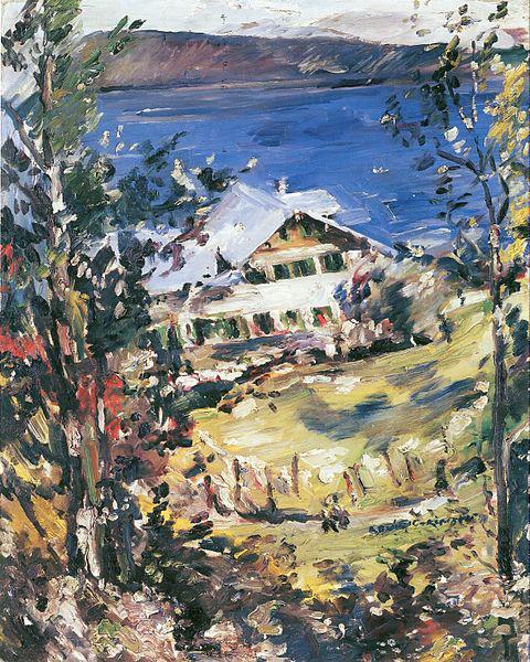 Lovis Corinth Walchensee, Landhaus mit Wascheplatz oil painting picture